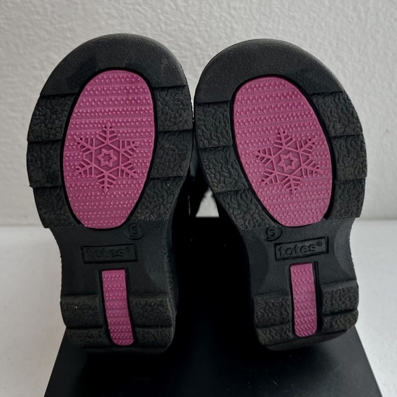 Host Pick! totes Allison Toddler Girls Sparkle, Waterproof Winter Boots 6T - Picture 9 of 9